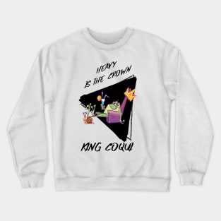 Puerto Rico King Coqui Frog Crewneck Sweatshirt